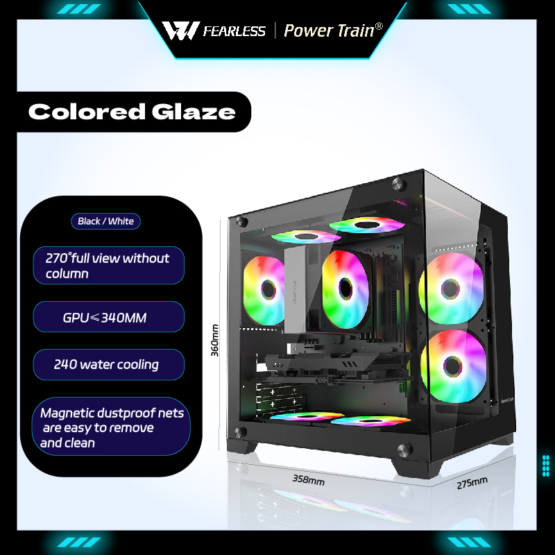 Pc Gaming Dell - علبة كمبيوتر للألعاب Power Train Colored