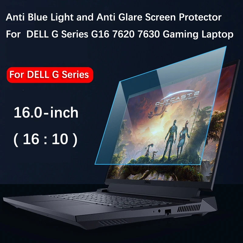 Pc Gaming Dell - 2X غطاء حماية للشاشة مضاد للضوء