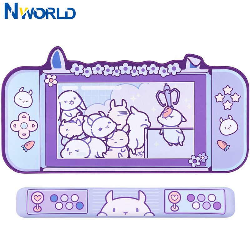 Pc Gaming Pink - كبير Kawaii الألعاب ماوس الوسادة لطيف