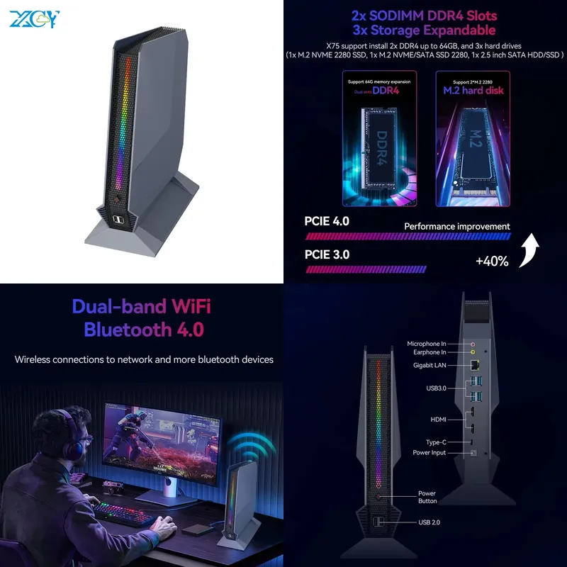Pc Gaming Rtx 4060 - 【CHIMU HOME】 جهاز كمبيوتر صغير للألعاب