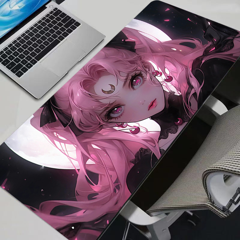 Pc Gaming Aesthetic - منصات الماوس S-حار القمر أنيمي ماوس