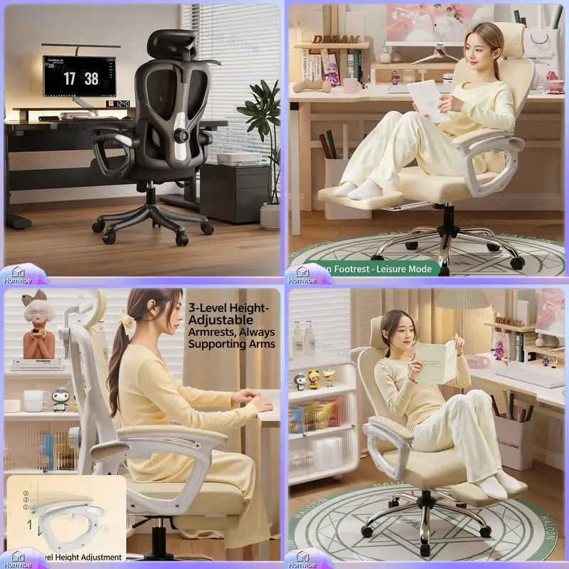 كرسي ألعاب مريح مع دعم للظهر و - مراجعة Pc Gaming Chair وسعره
