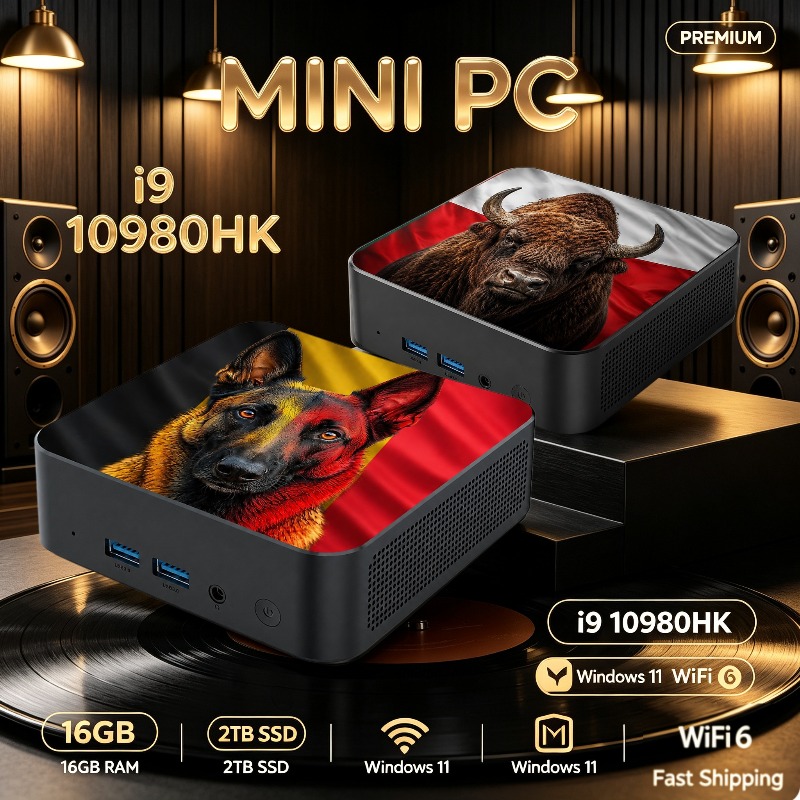 كمبيوتر ألعاب مكتبي صغير بمعال - مراجعة Pc Gaming Desktop وسعره