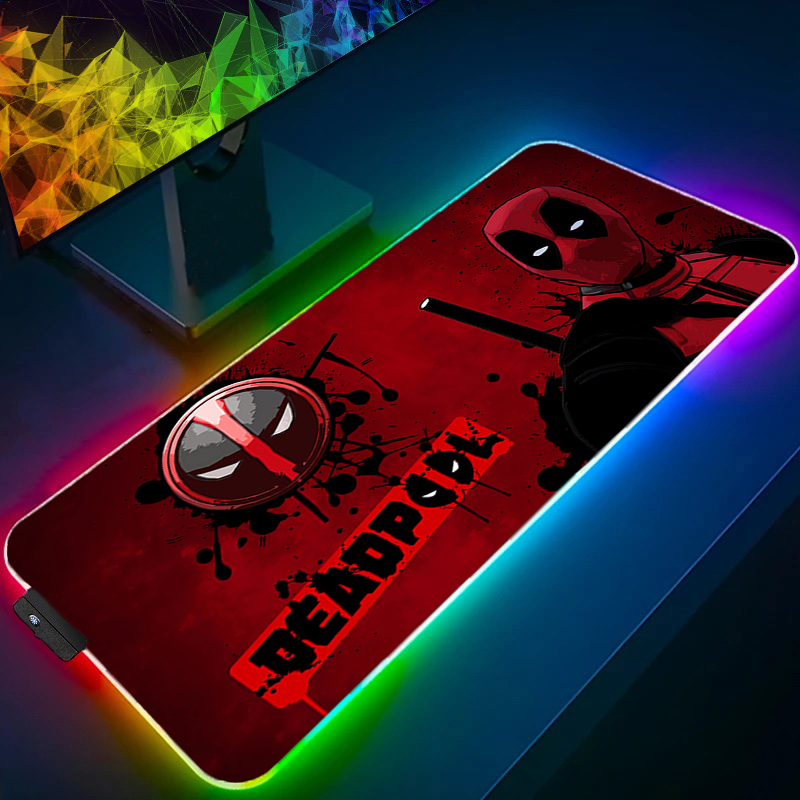 لوحة ماوس LED للألعاب بإضاءة خ - مراجعة Pc Gaming Aesthetic وسعره