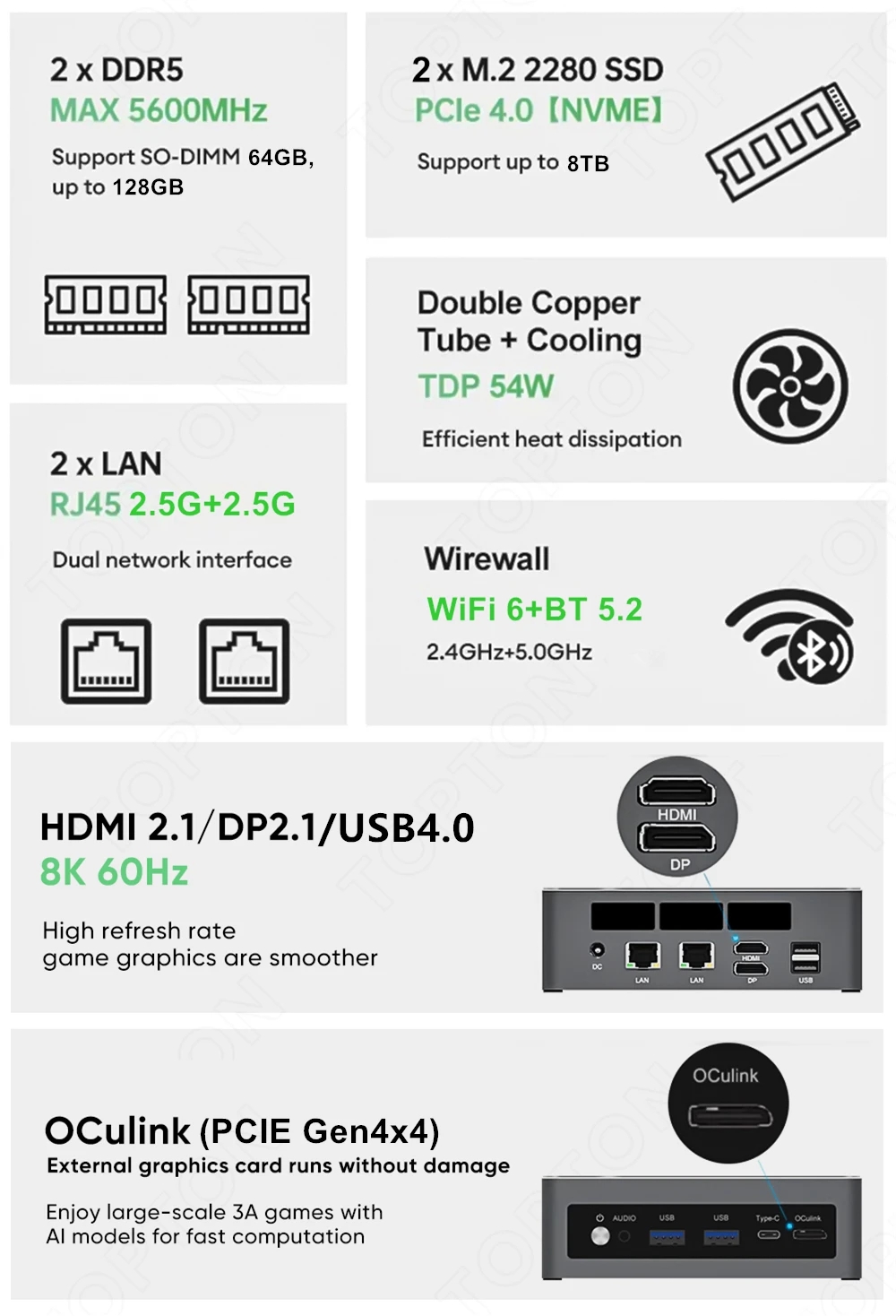 كمبيوتر مكتبي صغير توبتون رايز - مراجعة Pc Gaming Windows 7 وسعره