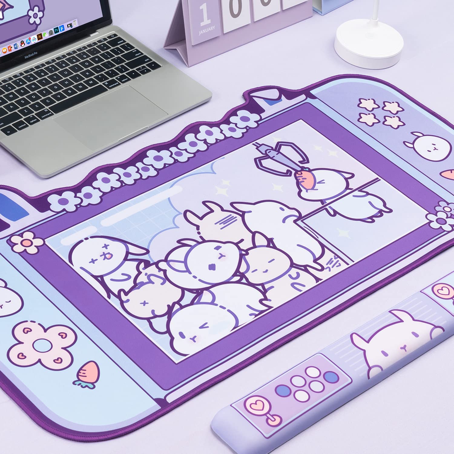 كبير Kawaii الألعاب ماوس الوسا - مراجعة Pc Gaming Pink وسعره