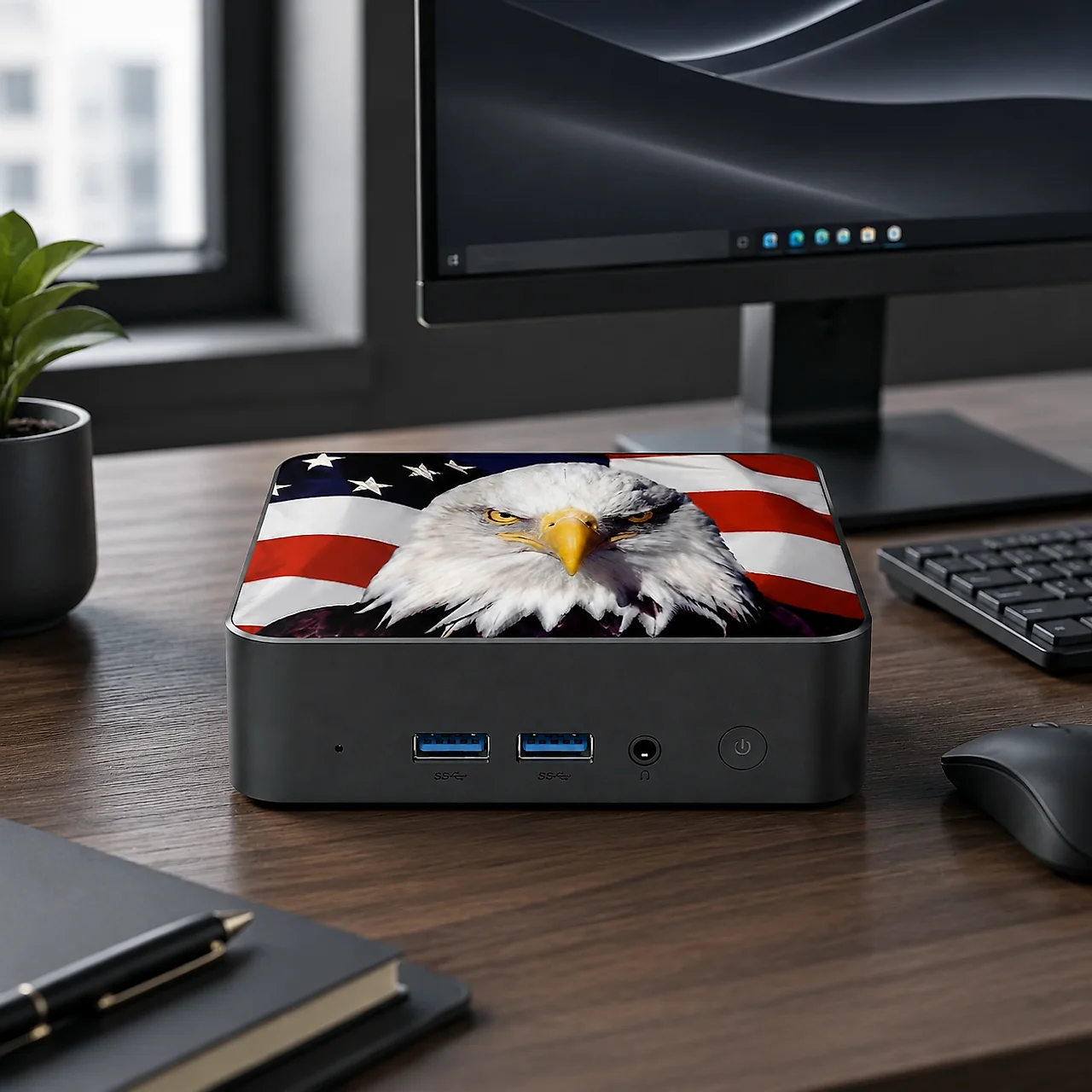 كمبيوتر مكتبي صغير فائق النحاف - مراجعة Pc Gaming Desktop وسعره