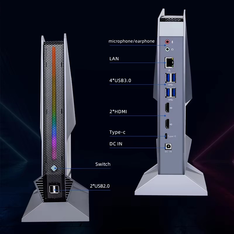 جهاز كمبيوتر ميني للألعاب من ت - مراجعة Pc Gaming Rtx 4060 وسعره